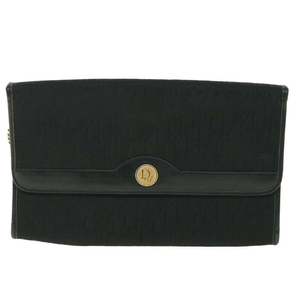 Dior Trotter Chain Shoulder Bag Black